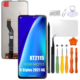 Replacement for Motorola Moto G Stylus 2021 LCD Screen for Moto XT2115 XT2115-1 XT2115DL Screen Touch Digitizer Assembly LCD Display with Repair kit