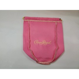 Crown Royal Custom Crown Royal Pink Bag 9" Size Pastel
