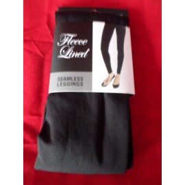 Gold Medal 1 Pair Gold Medal  Seamless Womens Fleece Leggings Black Small/Medium