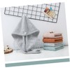 BIUDECO Super Absorbent Hair Drying Cap Grey Bamboo Charcoal Cap