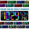 TXL16.5 Digital Wall Clock Large Display, LED Wall Clock RGB