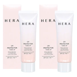 Hera UV Protector Tone Up 50ml x 2 Mild sunscreen without white cast / 헤라 UV 프로텍터 톤업 50ml x 2개 순한선크림 백탁없는선크림