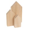 VBS Wooden Houses Silhouettes Set of 3