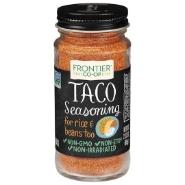 Frontier Nat Prod Co-Op Taco Seasoning Blend 1 Each 2.33 Oz Organic Powder