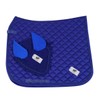 Generic Horse Dressage Saddle Pad Set with Matching Ear Bonnet
