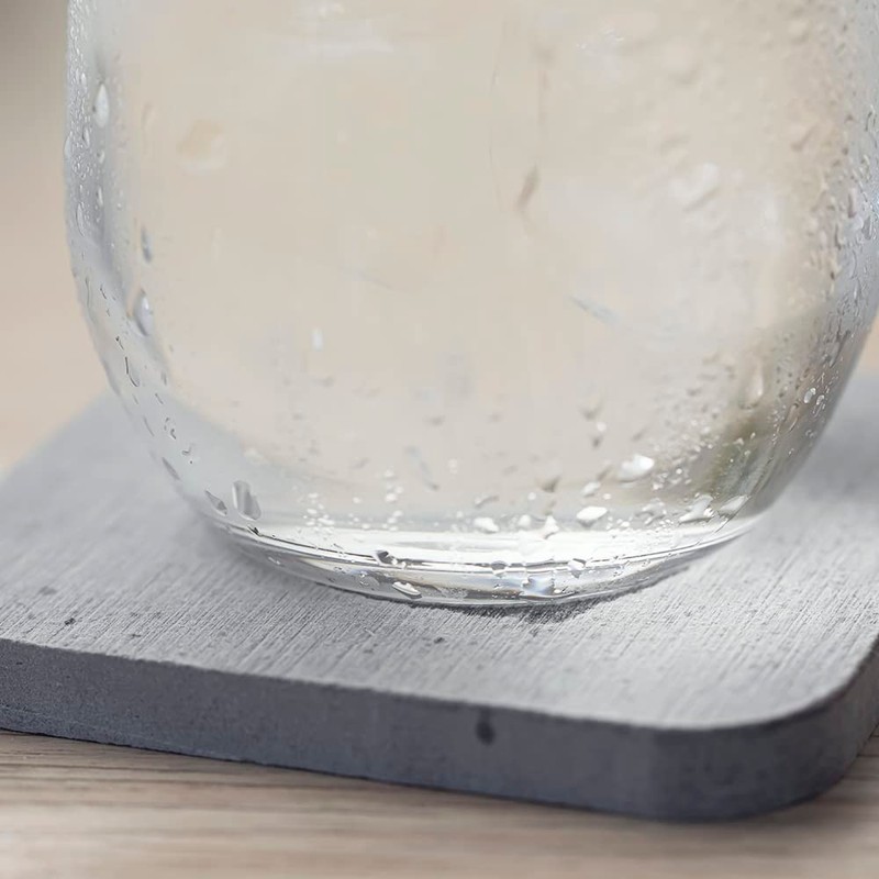 Neo-268S-GY Lava Stone Coaster, Lava Stone Coaster, Chicac, Square, Lava