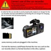 BCUOZ 3 Channel Dash Cam Front and Rear Inside, 1080P