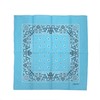 Vamqor 100% Cotton 10 Pack Fine Bandanas（Sky Blue）