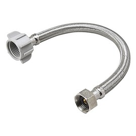 B and K 496-140 1/2" X 7/8" X 9" Braided Stainless Steel Toilet Supply Line