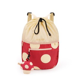 Zoy zoii Drawstring Bag for Kids, Mushroom Bag Gift for Girls Boys Sports Camping Outdoor Travel, Widened Shoulder Straps Adjustable Length