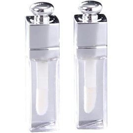 6Pcs Clear 3ml Empty Lip Gloss Tubes Containers Clear Refillable Lip Balm Bottles Transparent Mini Lipstick Containers for DIY Makeup Lip Glosses Lips Refillable Containers