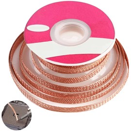 Solder Wick - 1.5m Copper Desoldering Braid, No-Clean Wire for Efficient Solder Removal, Precision Desoldering Wick for Circuit Repair, Soldering Projects, and PCB Maintenance