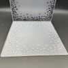 Plastic Embossing Folder 6x6 Inch Love Hearts Frame Plastic Textured
