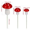 TOYANDONA Baby Decor 30 Pcs Mini Mushrooms Foams Mushroom Cupcake
