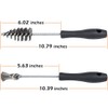 2PCS Injector Sleeve Cup Bore Seat Cleaning Brush Kit AP0084