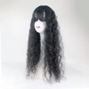 QIANCHUN 55cm Full Head Cover Topper Fluffy Clip in Curly