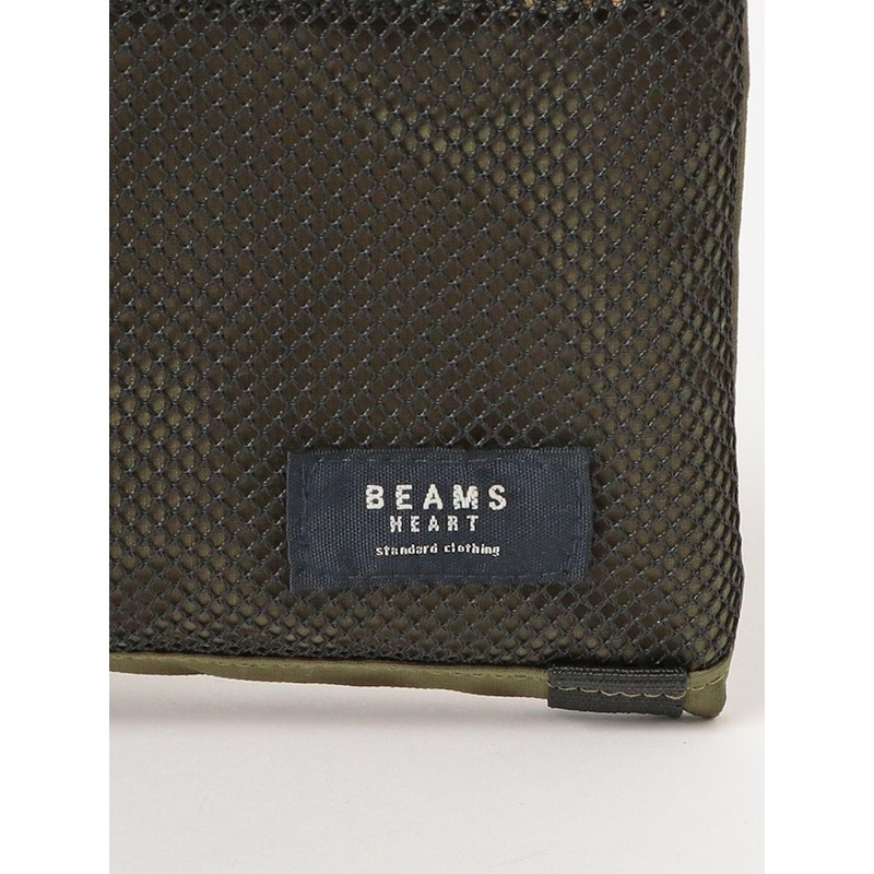 Beams Heart OLIVE - 426102476966788 Campus Bag, Mesh Combination