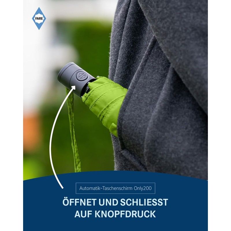 FARE FiligRain Only200 Automatic Pocket Umbrella - Super Light at