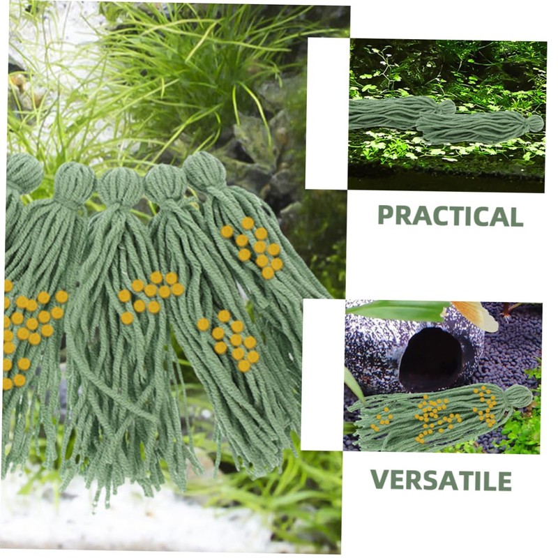 Totority 10pcs Fish Breeding Mops for Shrimp and Fish Tank