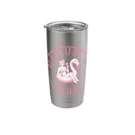 Martinis and Bikinis Beach Bachelorette Party Girls Trip Stainless Steel Insulated Tumbler
