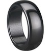 JUDE 8mm Classical Simple Plain Black White Ceramic Ring Wedding