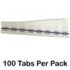 Tabbies Healthcare Admission Index Tabs, 9th Healthcare Admission 1-1/2"W, Black,