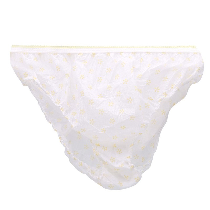 Disposable Panties, Womens Underwear Paper Cotton Briefs For Travel and