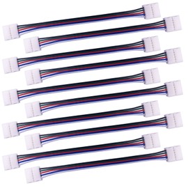 LitaElek 10pcs RGBW LED Streifen Schnellverbinder 5 Polig LED Stripe Verbinder Eckverbinder Verbindungskabel Anschlusskabel für 12mm Breit SMD 5050 RGBW LED Strip LED Band Leiste, 17cm Lang