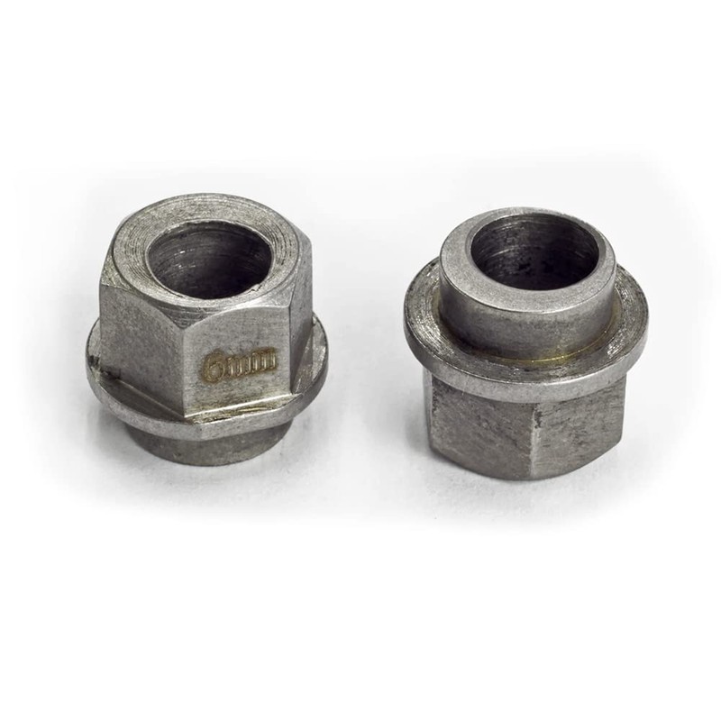 4 x eccentric spacers, 6 mm, eccentric nut 6 mm