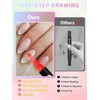 48 Colors Nail Art Pens Set 3D Acrylic Paint Nail
