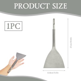 Fliesenmeißel Sds Plus, Sds Meißel 280x75 Mm, Sds Flachmeißel Abgewinkelt, Breiter Flachmeißel Für Sds Plus Bohrhammer, Fliesenentferner Für Wand- & Bodenfliesen, Meißel Sds