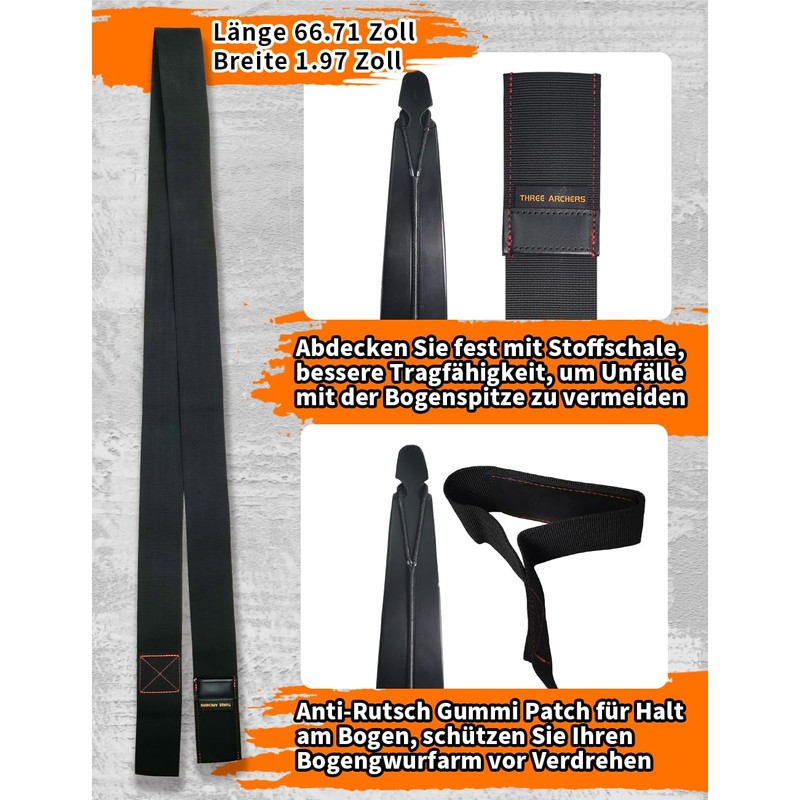 THREE ARCHERS Bow Tensioner Nylon Tensioning Cord for Recurve Bow