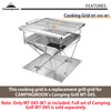 CAMPINGMOON Camping Cooking Grill for MT-035 (MT-035-W1)