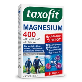 Taxofit Magnesium 400, Pack of 45
