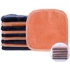 POLYTE Paño Desmaquillante Facial de Microfibra, 15.2x15.2 cm, 10 Pzas