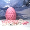 NOHO3D 3D Articulated Cherry Blossom Dragons with Dragon Egg, Mother