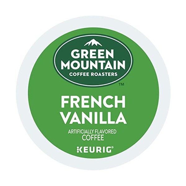 Green Mountain Coffee, French Vanilla, Single-Serve Keurig K-Cup Pods, Light Roast Coffee, 120 Count (5 Boxes of 24 Pods)