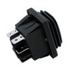 mxuteuk KCD4-203N-BK 2 Pieces Black Rocker Switch Waterproof Rocker Switch