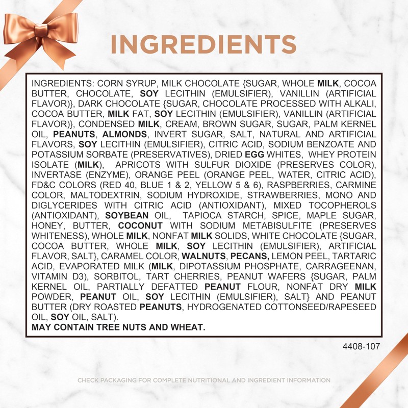 Russell Stover Assorted Caramels in Milk and Dark Chocolate, Mother's