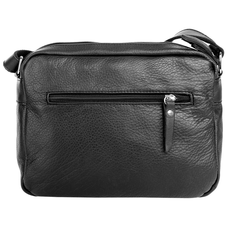 Samantha Look Women's Genuine Leather Shoulder Bag, Made in Italy,