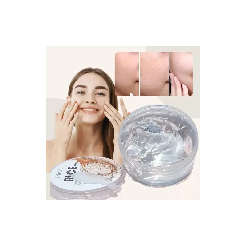 Gel Exfoliante de Arroz Rice Exfoliating Gel Face Body, Hydrating