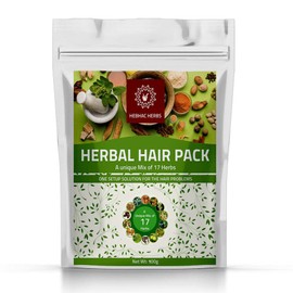Herbal Hair Mix Powder for Hair Care By Hebhac Herbs Made with 17 Traditional Herbal Hair Oil Mix for Thick Long Hair Growth (3.5 oz)