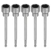 sourcing map 5pcs Nut Driver Drill Bit 18mm Metric Impact