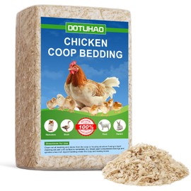 DOTUHAO Pine Shavings | Wood Shavings | Chicken Coop Bedding | All Natural | Chicken Coop | Chicken Bedding | Pet Bedding | Small Animal Bedding | Odor Control (2 LB)