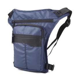 Hebetag Oxford Motorcycle Bike Drop Leg Bag for Men Women Crossbody Shoulder Waist Fanny Pack Outdoor Travel Sports Riding Cycling Hiking Tactical Camping Blue