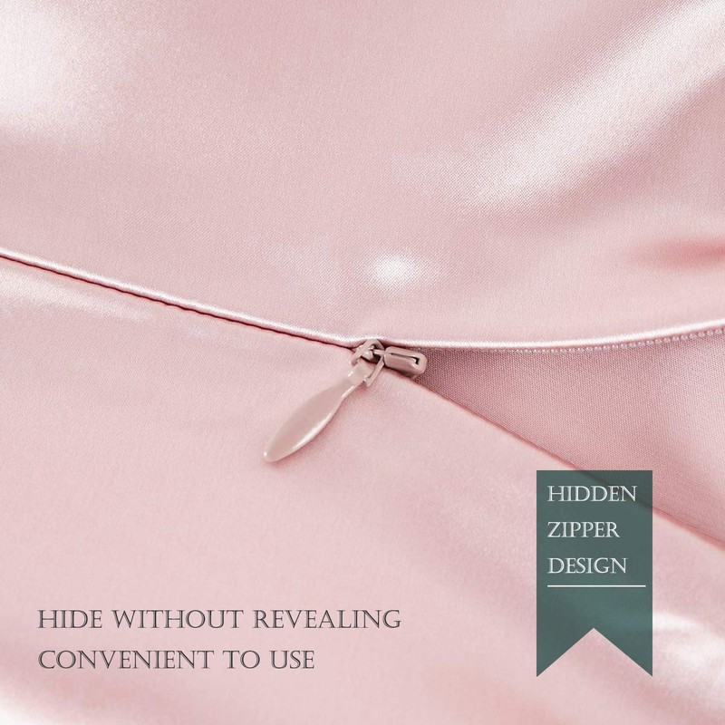 HandSun 100% Mulberry Silk Pillowcase, Breathable Silk Pillowcase for Hair