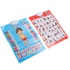 2pcs Chinese English Phonics Posters Multipurpose Fun Early Education Self