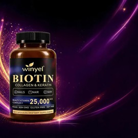 Biotina Colágeno Queratina Cápsulas De Belleza 60 Piezas