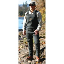 CA5901W-L Caddis Men's Neoprene Stockingfoot Waders - Large Green, Forest Green