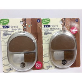 CoverGirl LOT OF 4 X CoverGirl Trublend Minerals Pressed Mineral Foundation TAWNY #5